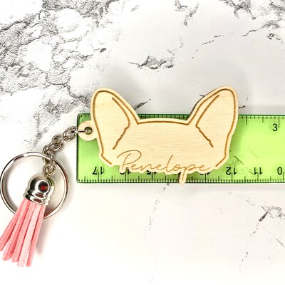 Frenchie Keychain, French Bulldog, Frenchie Mom Keychain, Frenchie Dog Dad, One Line Dog Drawing, One Line Pet Drawing, Personalized - image4